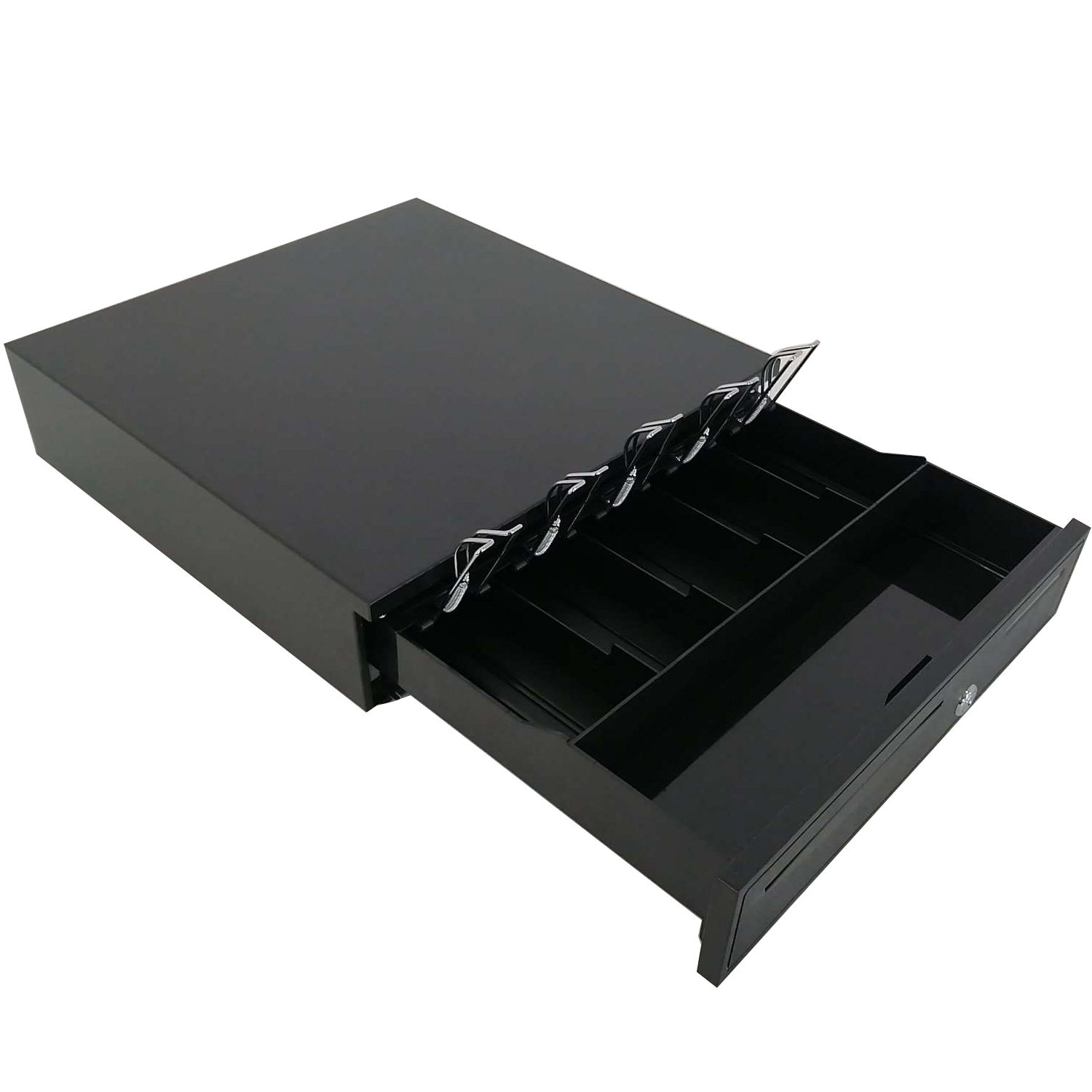 Cajon Dinero 5 Billetes 8 Monedas Caja Seguridad Separadores Cable Rj11