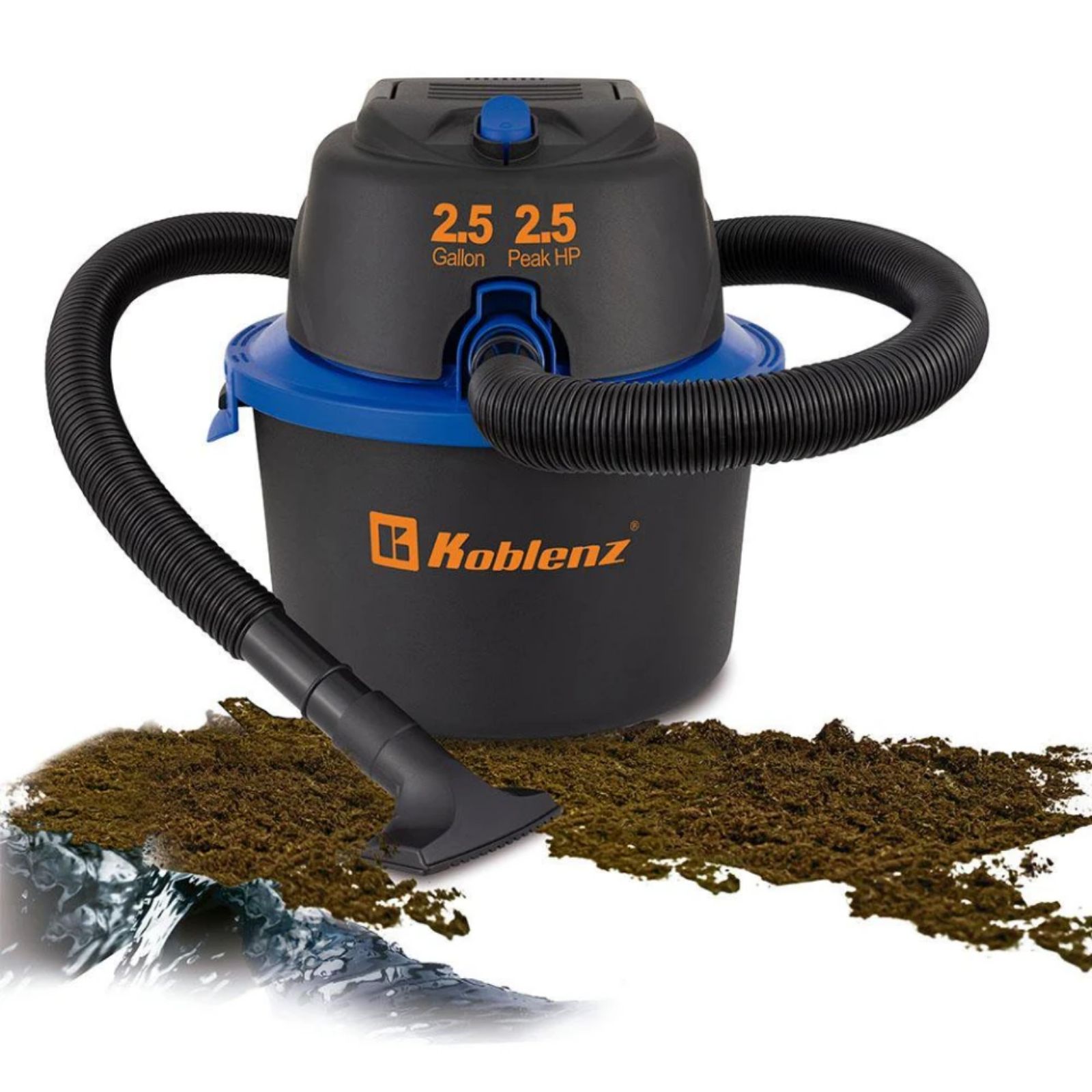 Aspiradora Koblenz seco-mojado 2.5 Gal  WD-2-5MA