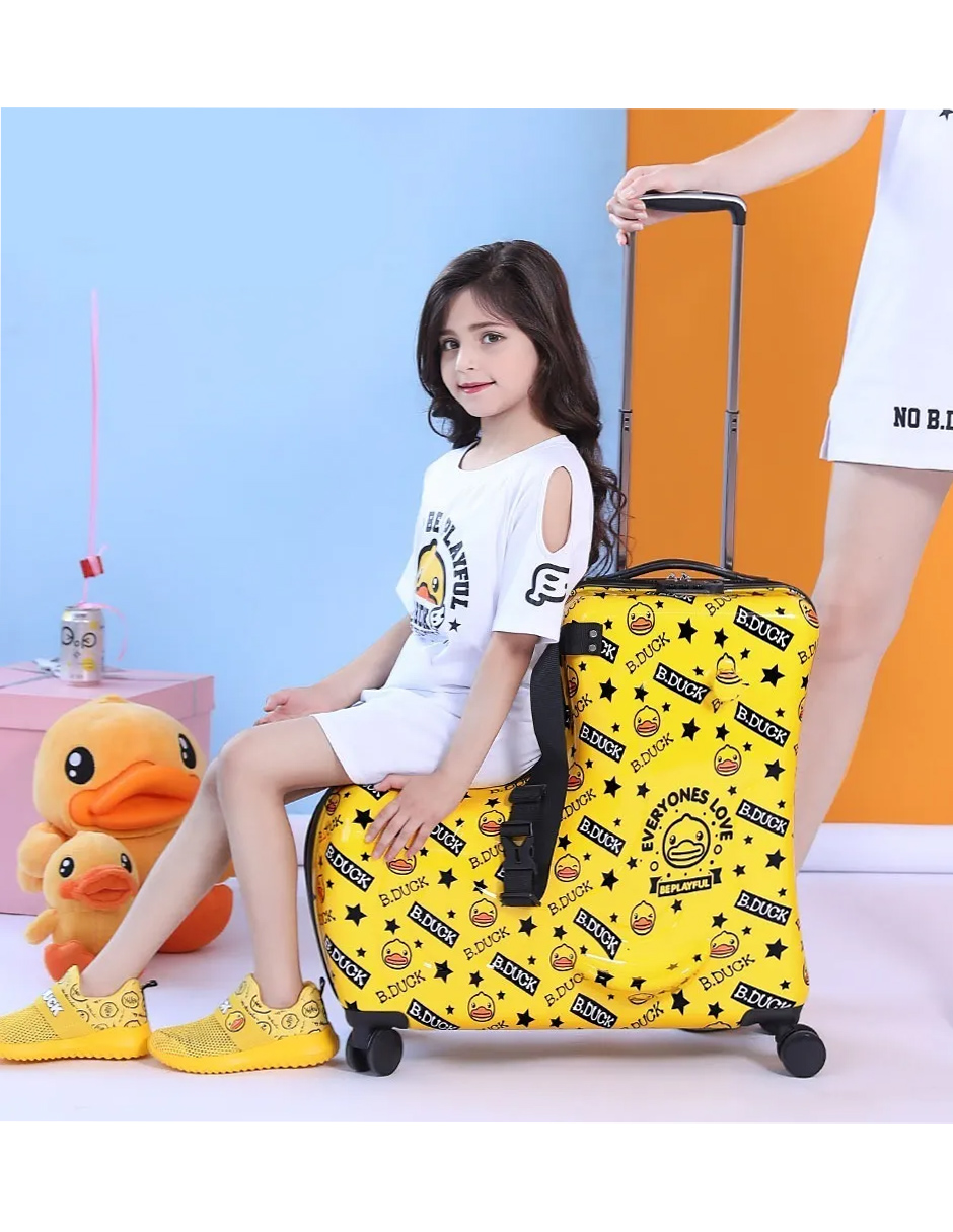 Bolso Maleta De Viaje Para Niños Con Asiento Para Pasear Estrellas
