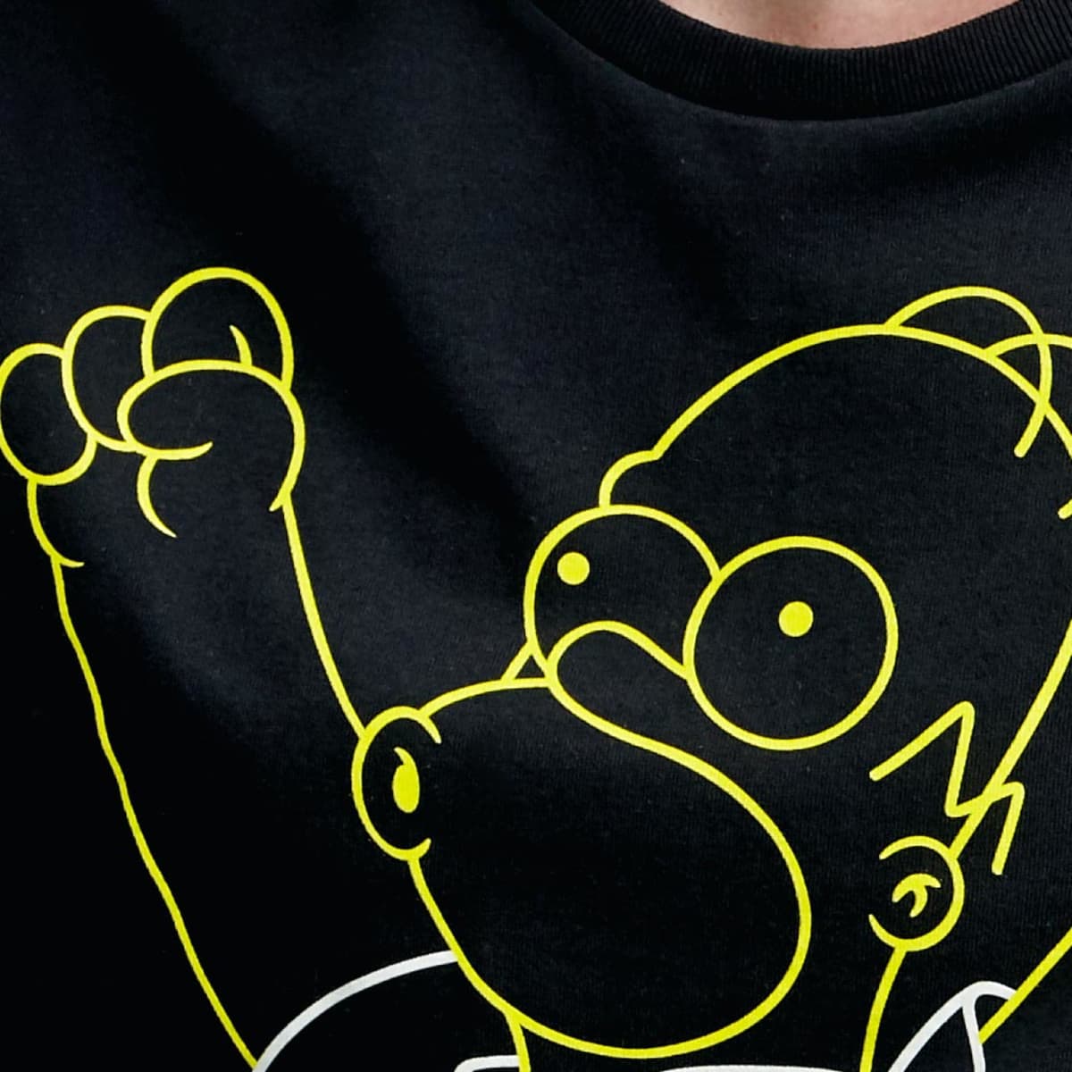 Playera para hombre de los Simpson, con Homero Simpson, color negro ...