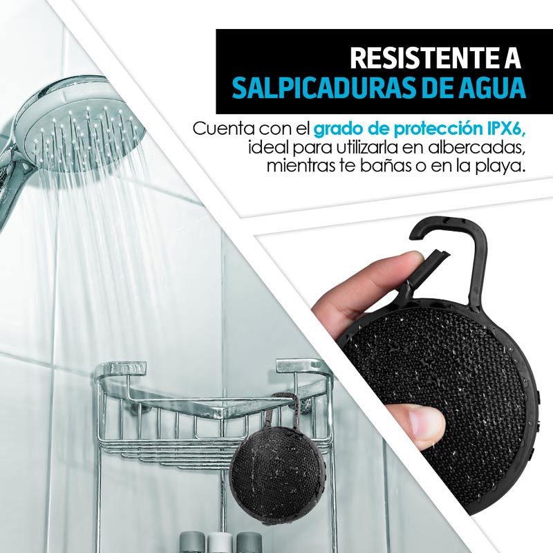 Bocina Bluetooth Para Exteriores Contra Agua Portátil Redlemon