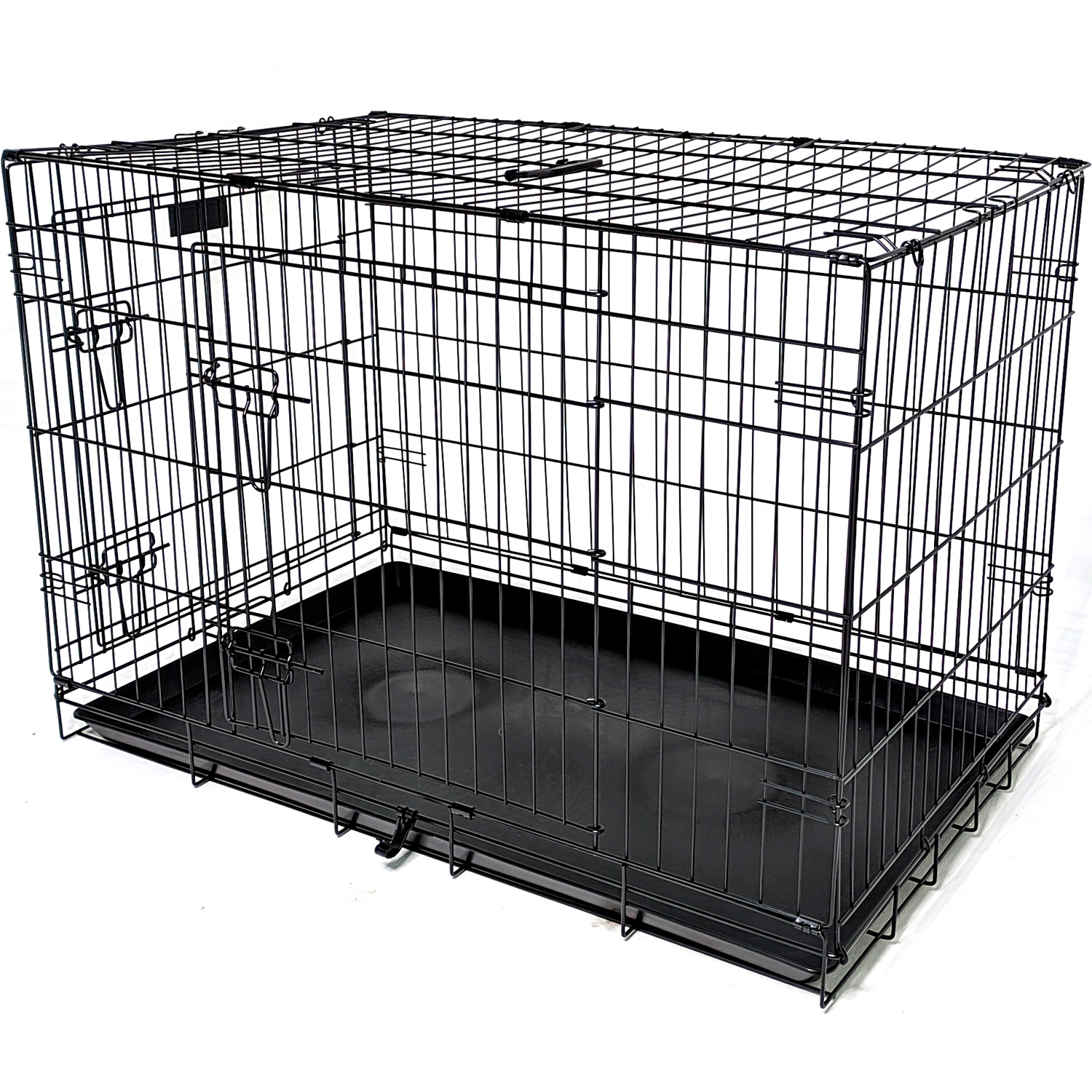 Transportadora Jaula Metalica Plegable 36 In Corral Perro Grande 92 cm