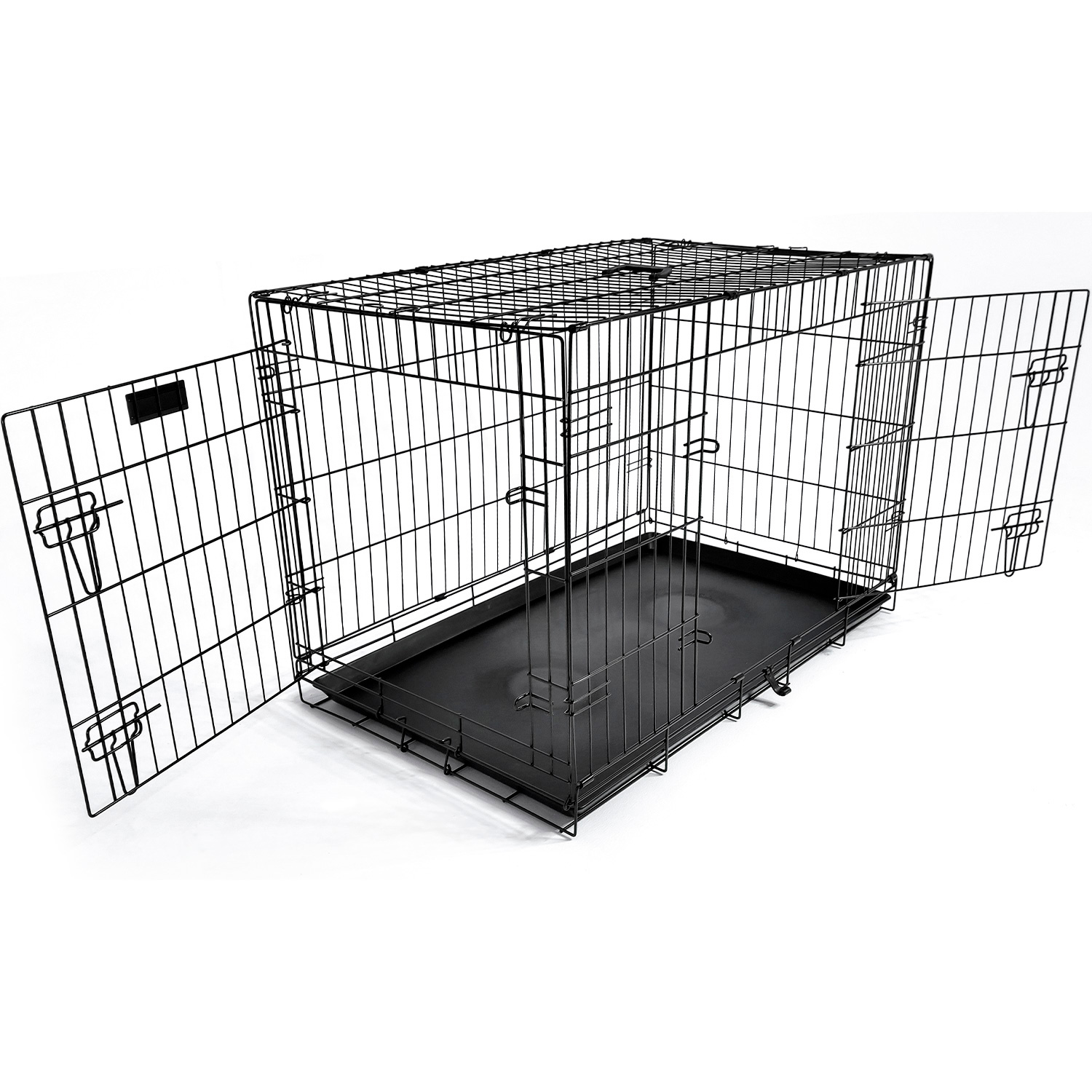 Transportadora Jaula Metalica Plegable 36 In Corral Perro Grande 92 cm
