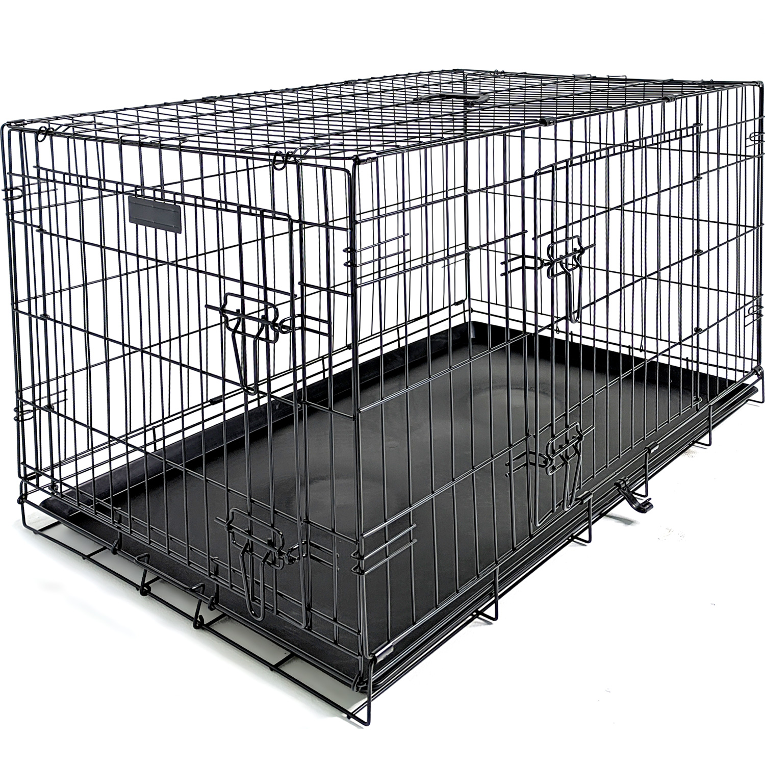 Transportadora Jaula Metalica Plegable 36 In Corral Perro Grande 92 cm