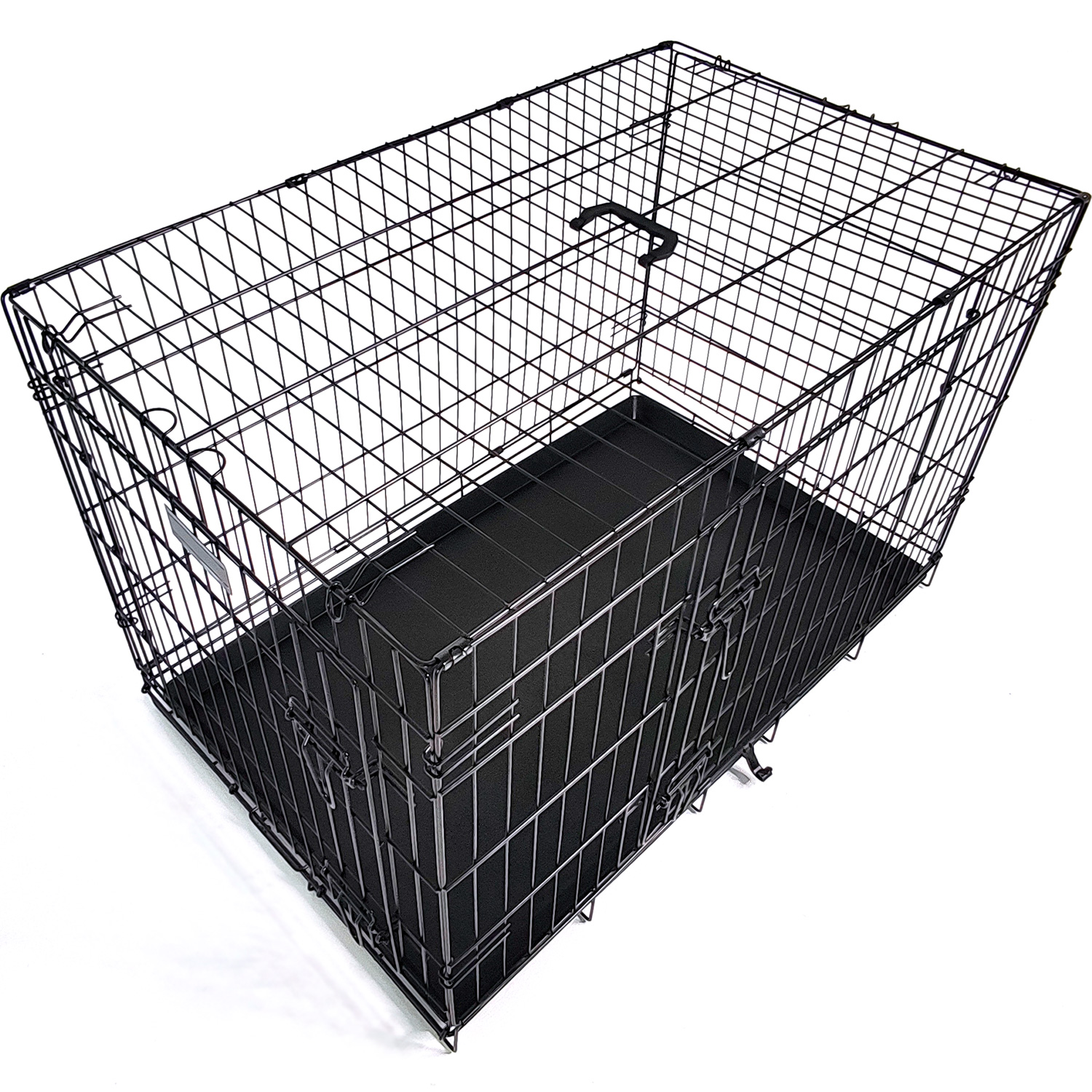 Transportadora Jaula Metalica Plegable 36 In Corral Perro Grande 92 cm