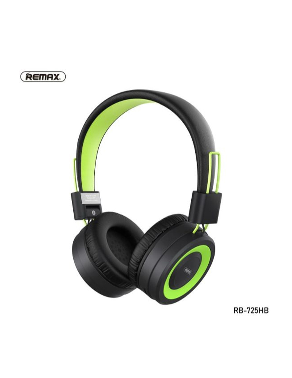 Remax Auriculares Inalámbricos Bluetooth Rb-725hb Verde