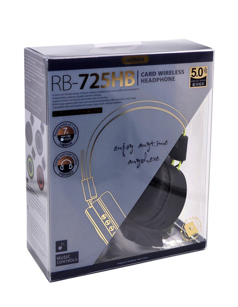 Remax Auriculares Inalámbricos Bluetooth Rb-725hb Verde
