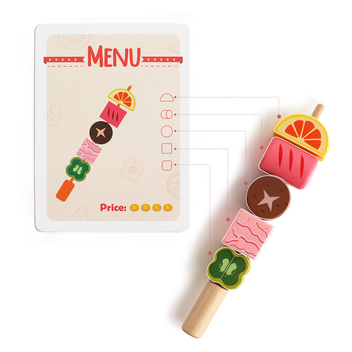 Juego Asador Didáctico 