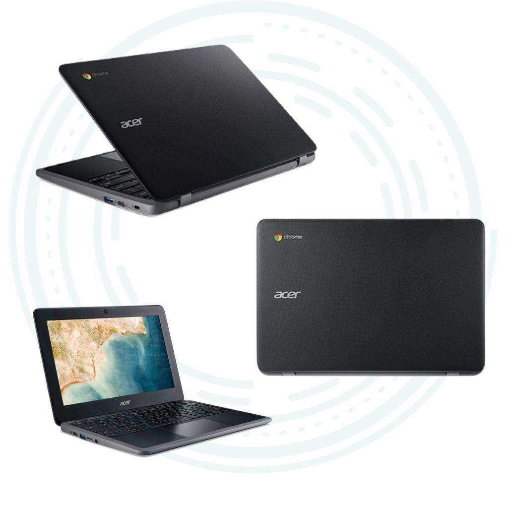Laptop Acer Chromebook 311 C733-C2DS Intel Celeron 11.6" Ram 4GB Ram Disco Duro 32GB Chrome Os color Negro