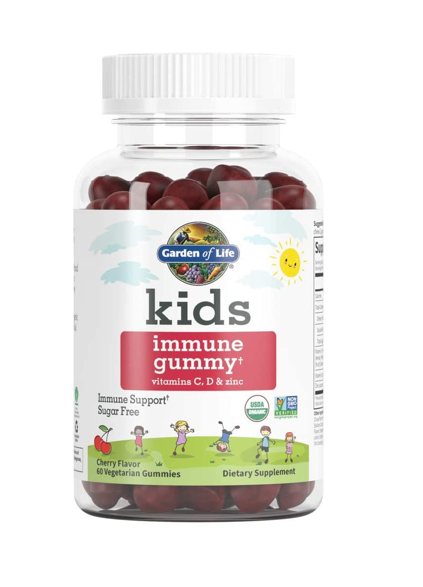 Vitamina C, D y Zinc para apoyo inmunológico 60 gomitas vegetarianas 0.65 Libras