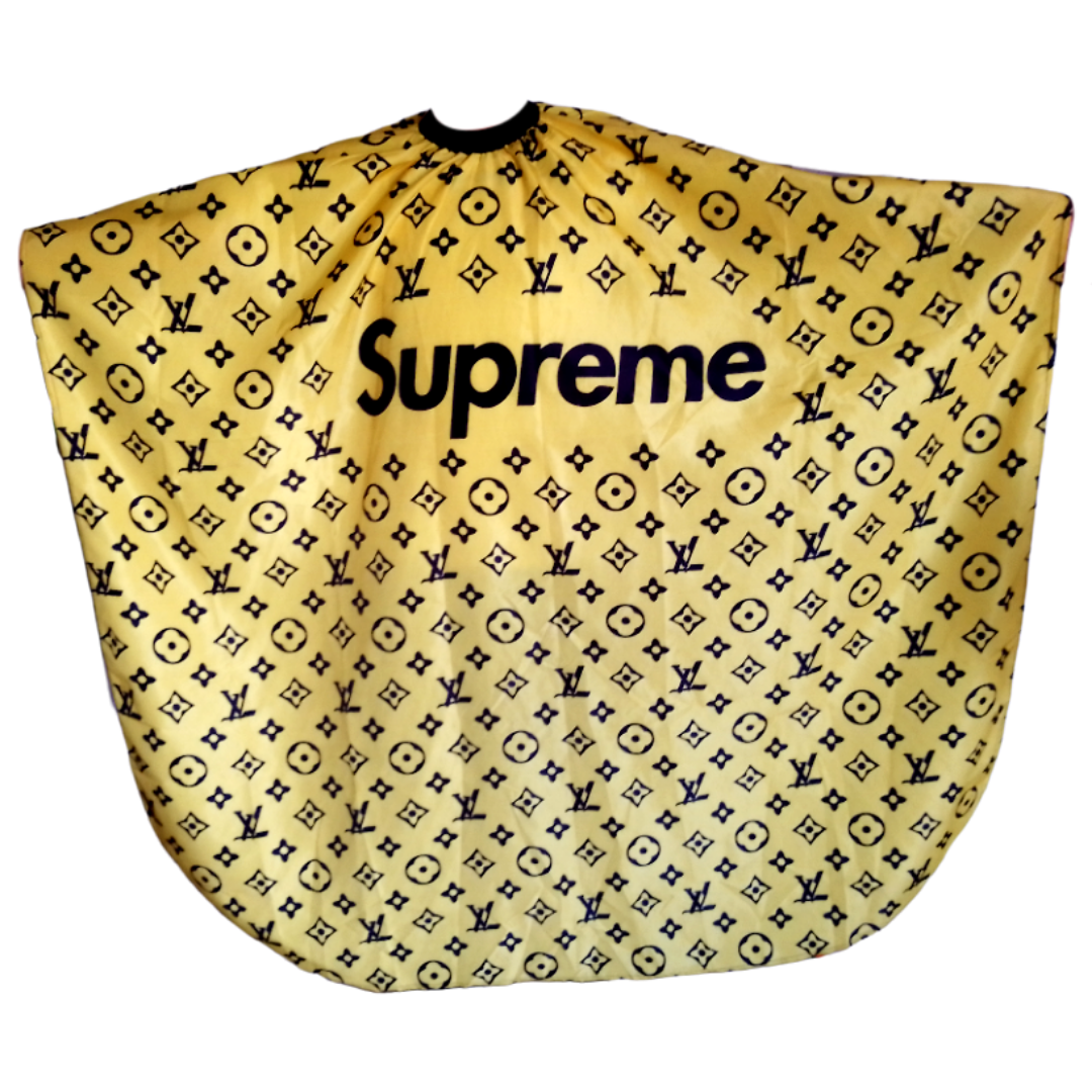 Capa para Corte De Cabello para barbero  Barbería Estética Peluquería Supreme Dorado 