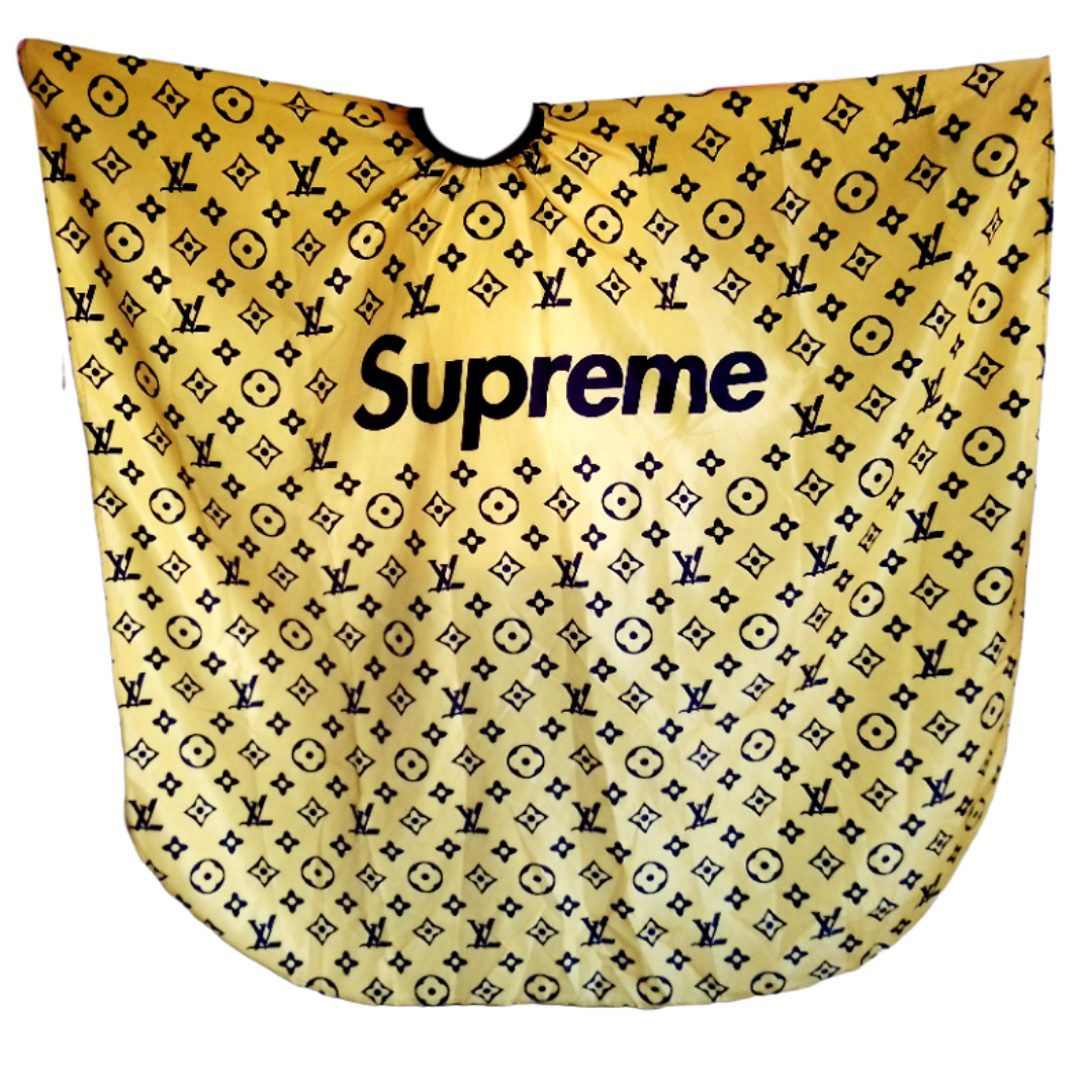 Capa para Corte De Cabello para barbero  Barbería Estética Peluquería Supreme Dorado 