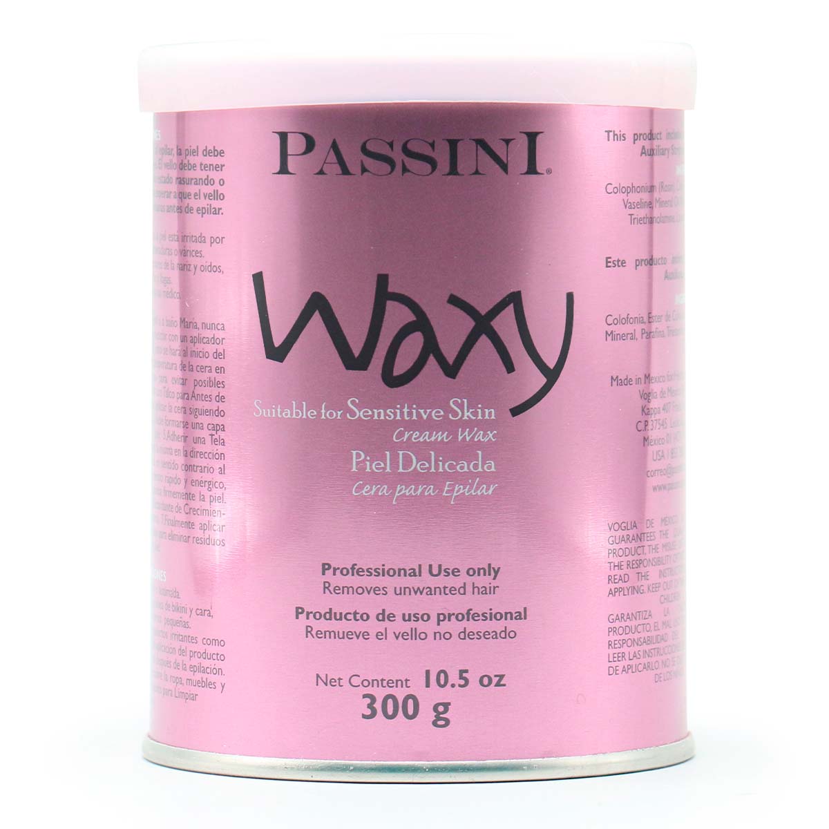 CERA DEPILATORIA PASSINI PARA PIEL SENSIBLE  300G
