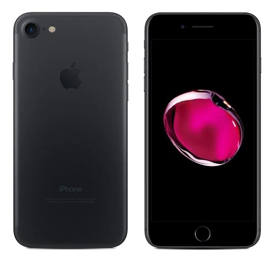 Iphone Apple 7 negro 128 gb reacondicionado Grado A