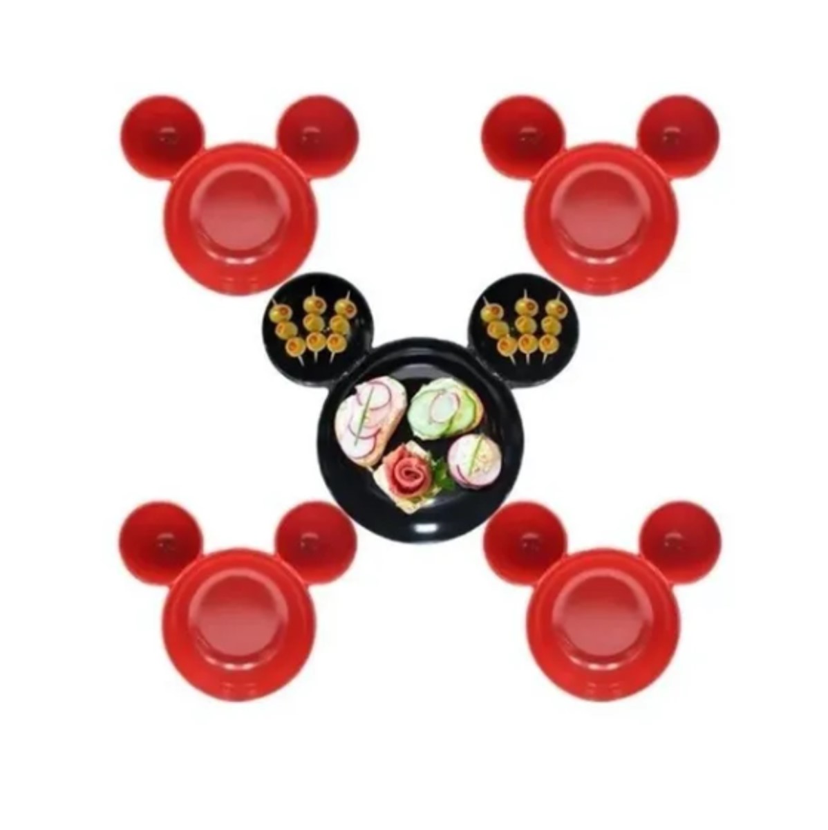 Botaneros de Mickey Mouse 5 Piezas