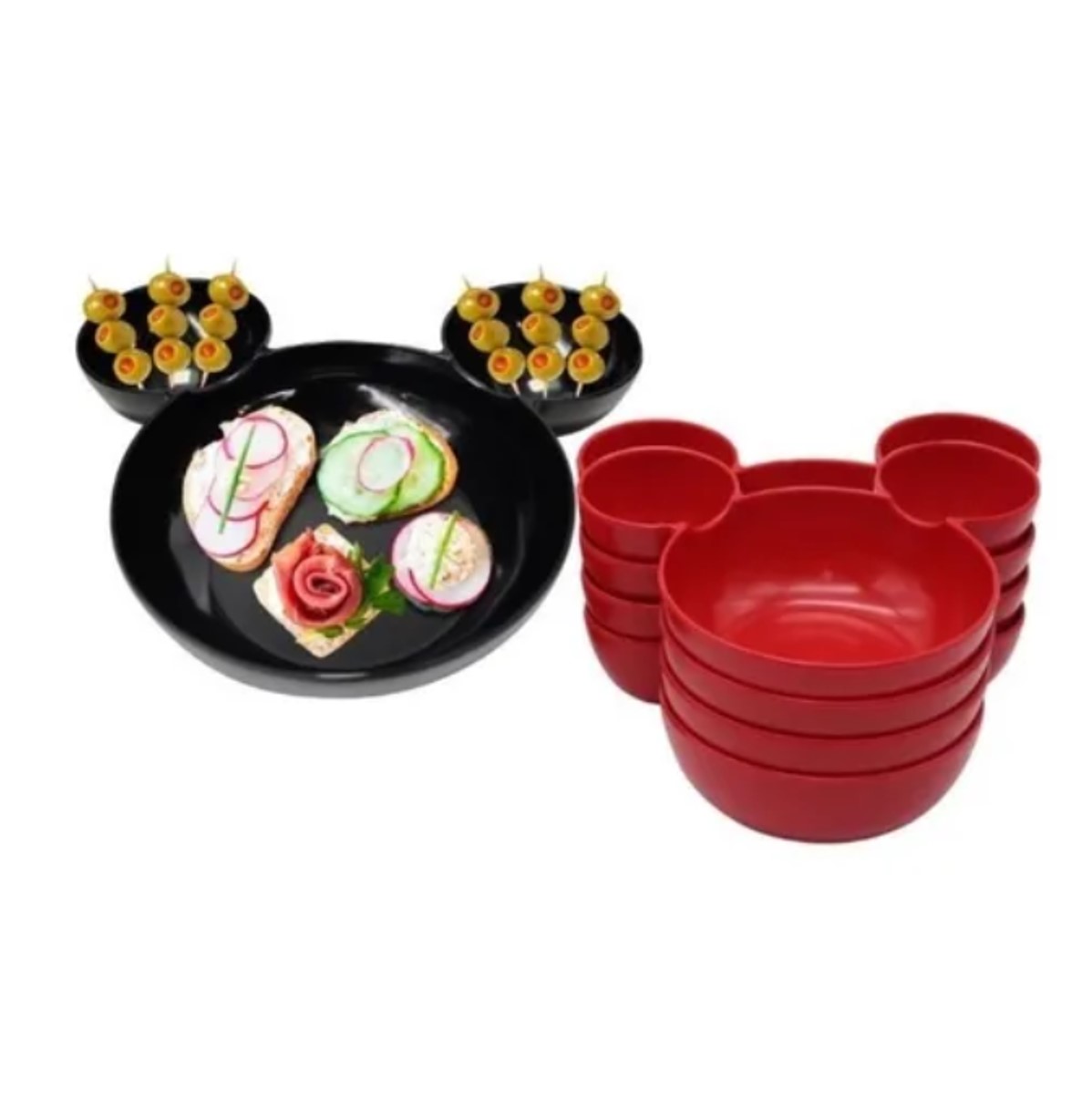 Botaneros de Mickey Mouse 5 Piezas