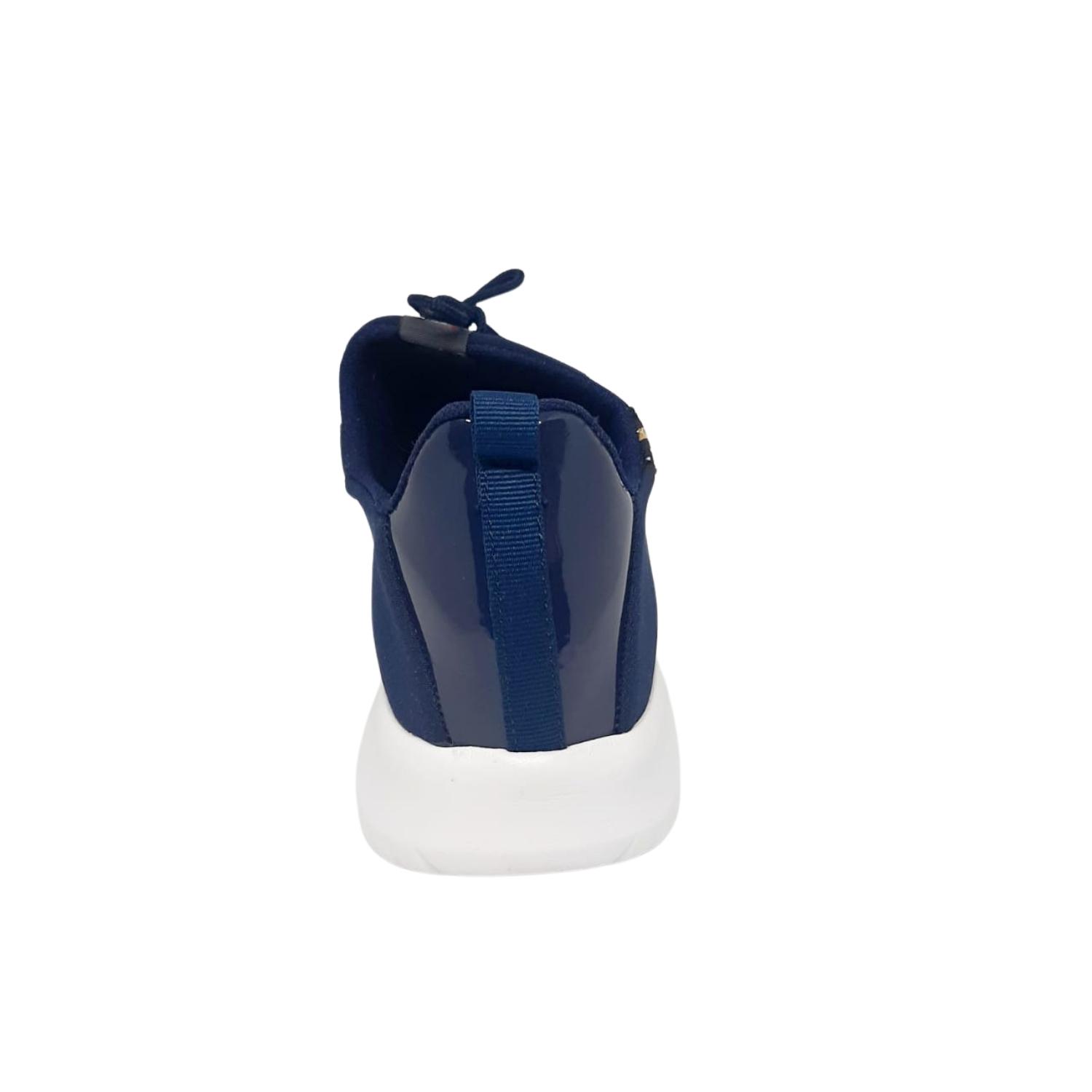 Calzado Tenis Sneakers Mujer Moda Casual Cómodo Azul marino