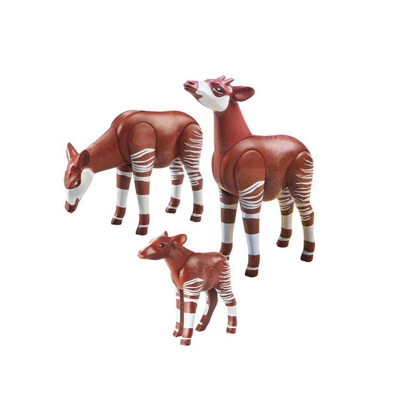 Playmobil 6643 City Life Zoo Familia de Okapis