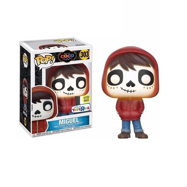 Funko Pop Figura Coco Miguel 303 Glows Toysrus DAÑO