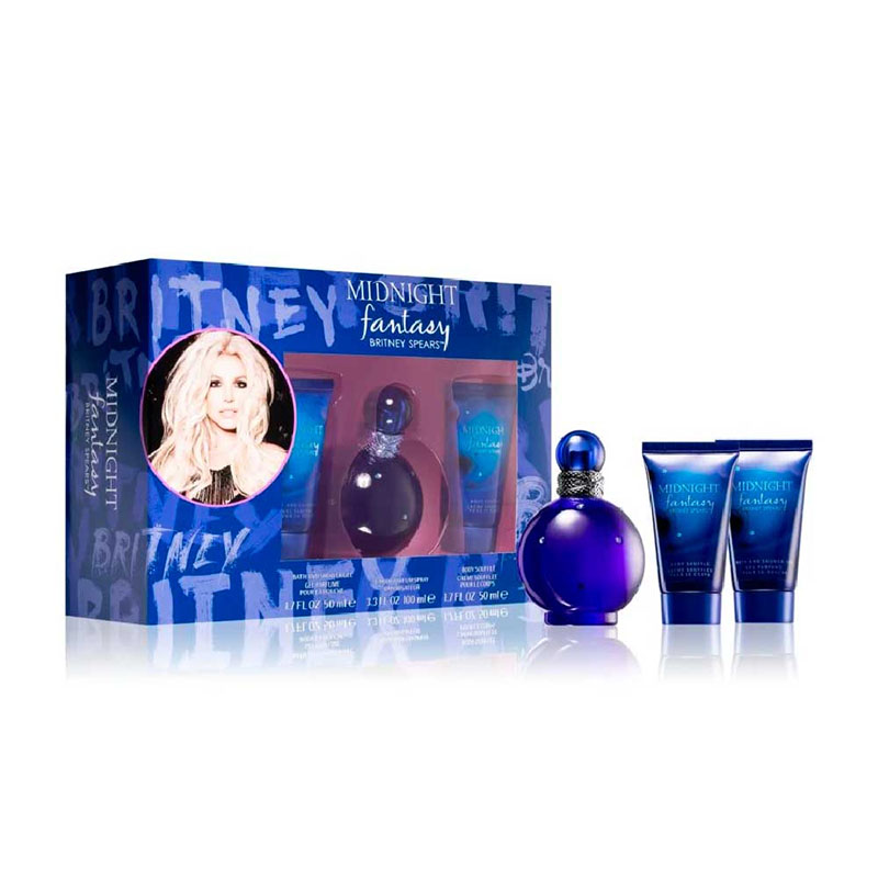 Britney Spears Midnight Fantasy Dama Gift Set ( 3pz )