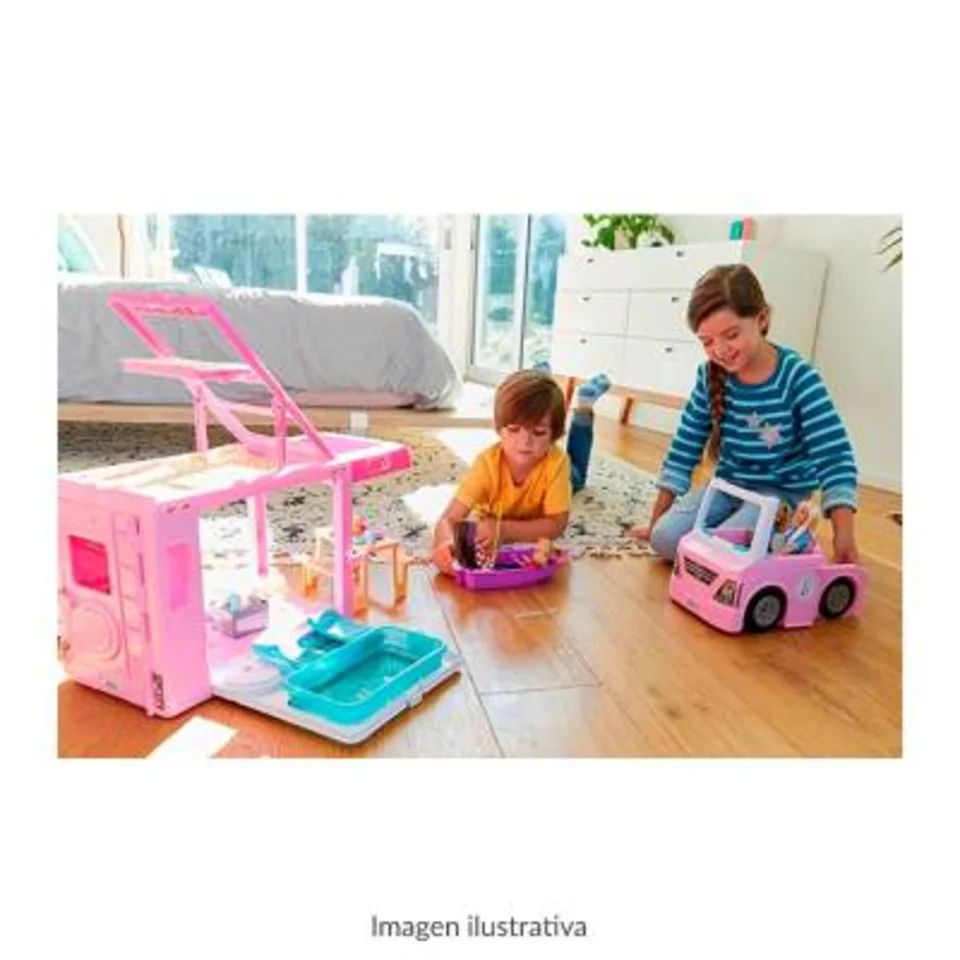 Cámper Barbie 3 En 1