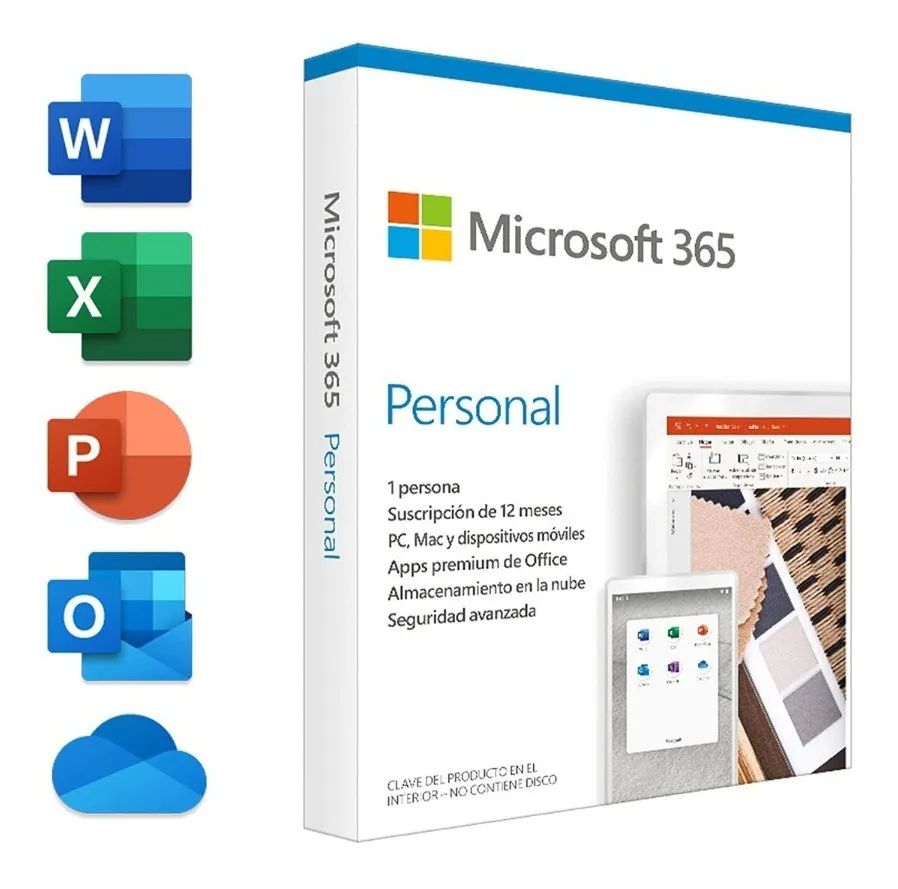 Microsoft Office 365 Personal 1a 1u
