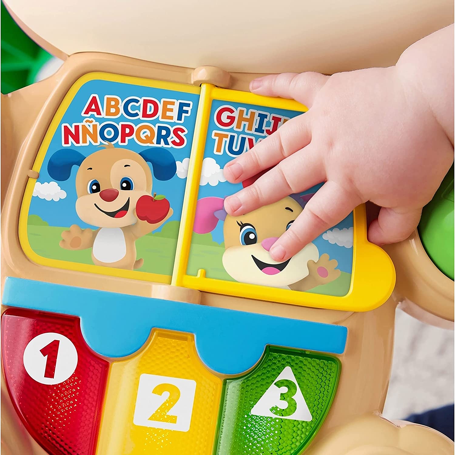 Fisher Price Ríe y Aprende Perrito Andadera de Aprendizaje