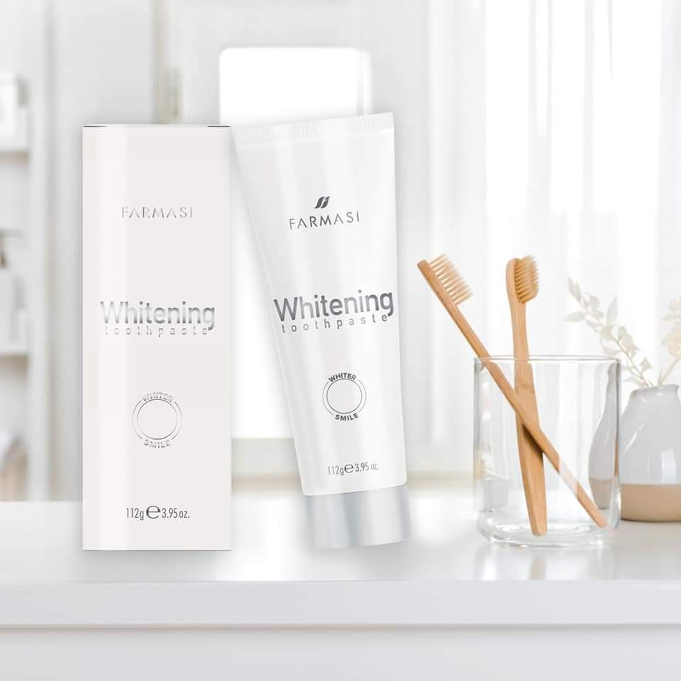 Pasta Dental by Farmasi Blanqueadora Quitamanchas Limpieza Profunda