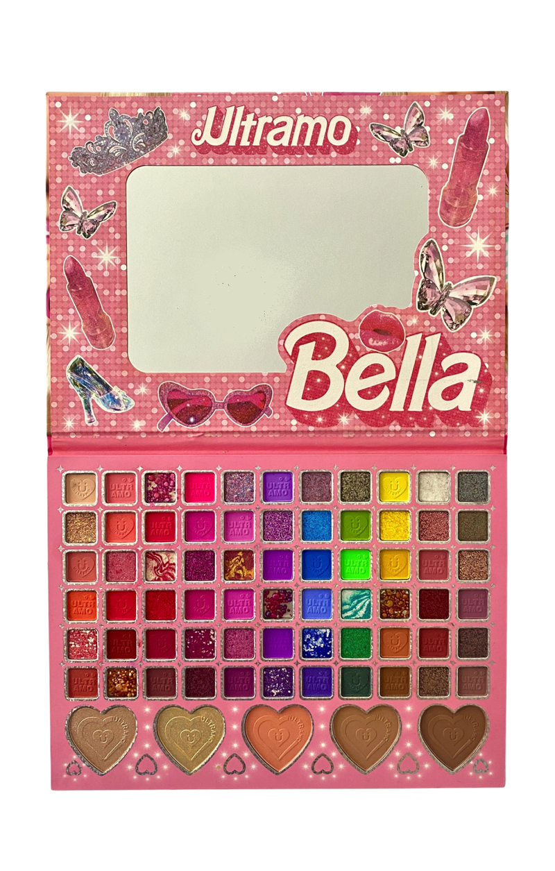 Paleta De Sombras, Iluminadores y Rubores Ultramo Barbie