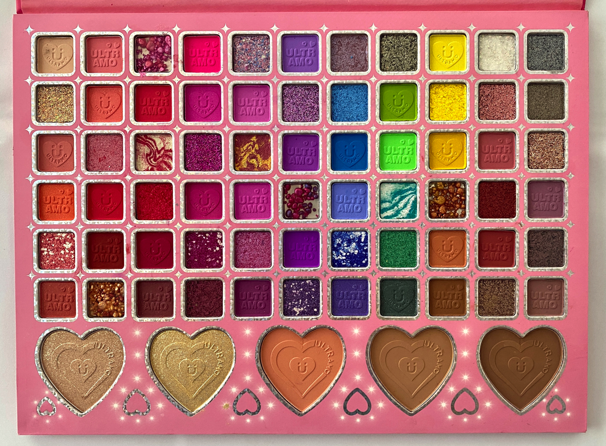 Paleta De Sombras, Iluminadores y Rubores Ultramo Barbie