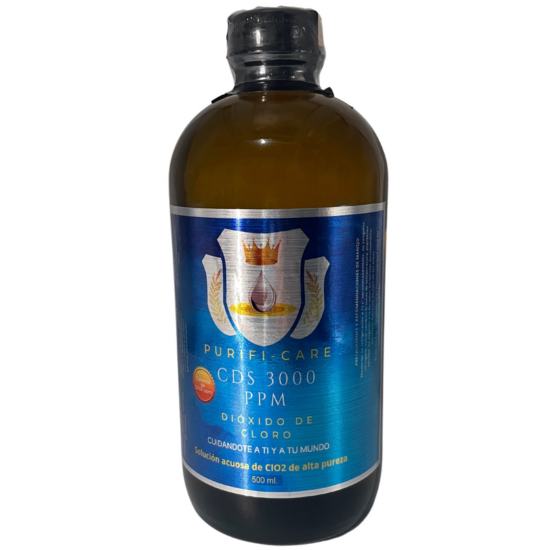 Dioxido de cloro CDS 3000 ppm Purifi-Care 500 ml