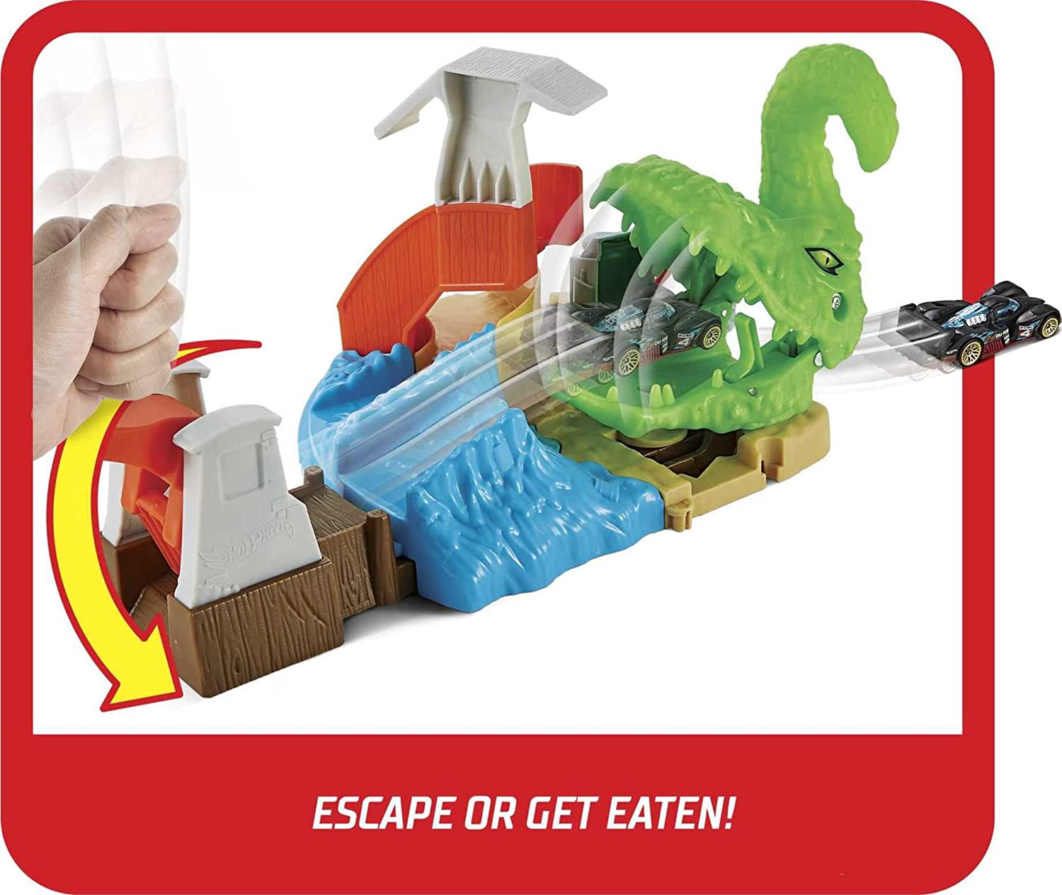 Hot Wheels City  Ataque Tóxico Del Lagarto