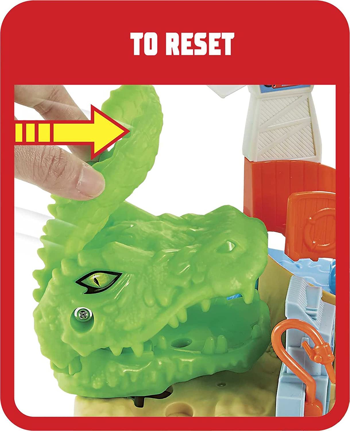 Hot Wheels City  Ataque Tóxico Del Lagarto