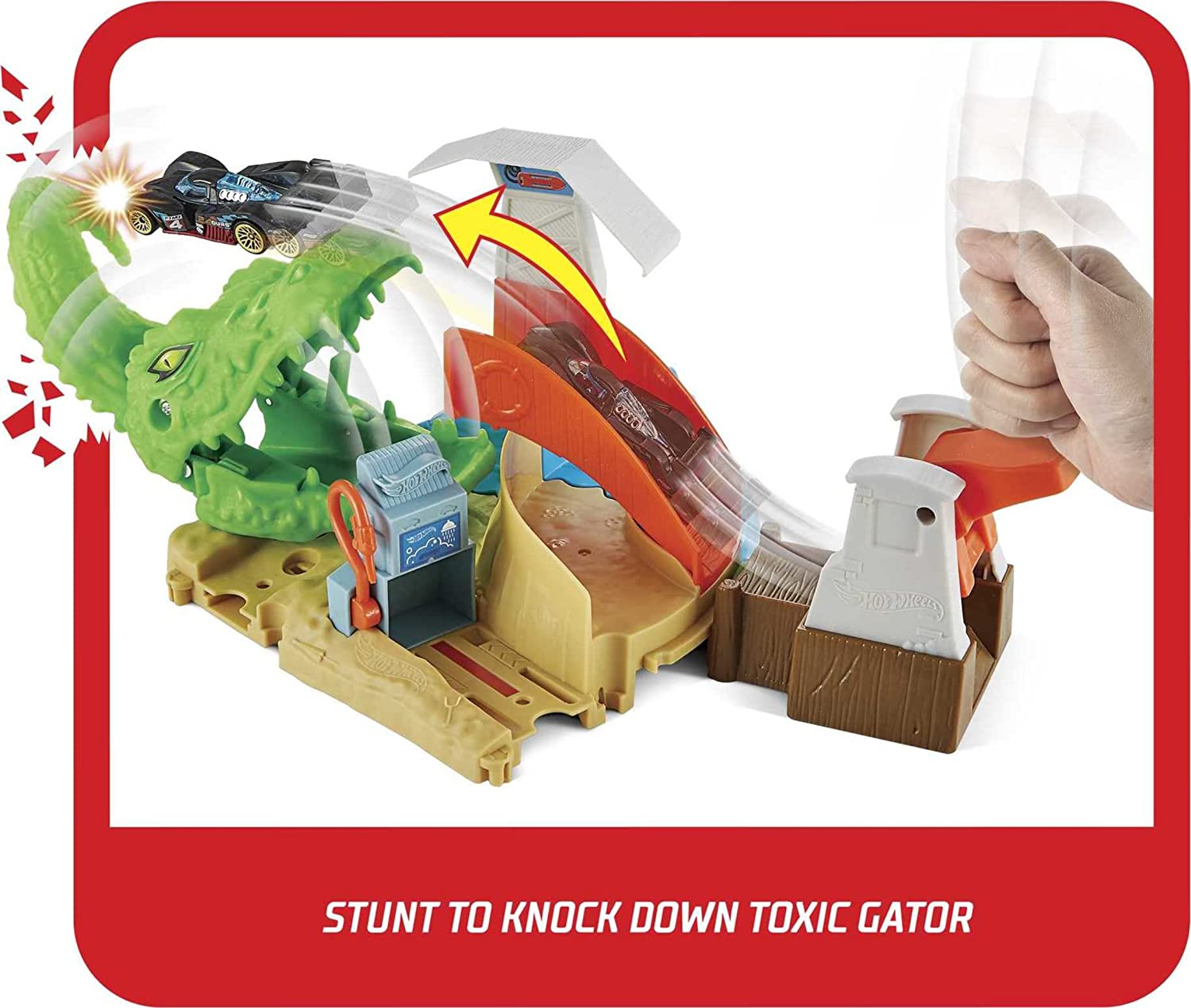 Hot Wheels City  Ataque Tóxico Del Lagarto