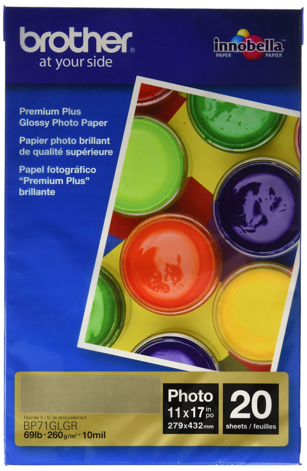 PAPEL FOTOGRAFICO BROTHER BP71GLGR