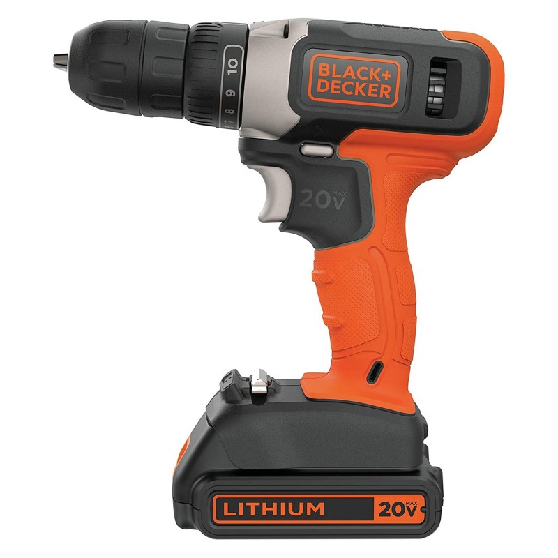 Taladro Atornillador 3/8 Plg Black and decker Bcd702c1-b3 20v