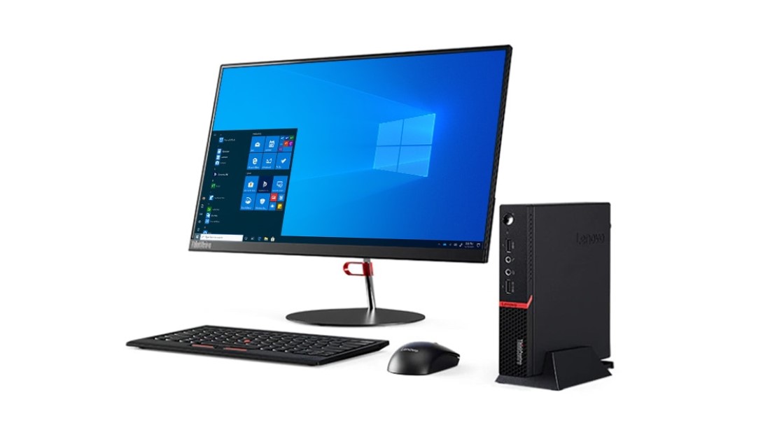 LENOVO TINY M715 AMD A6 8 GB 500 HDD MONITOR 19.5" REACONDICIONADA, KIT GAMING REGALO.