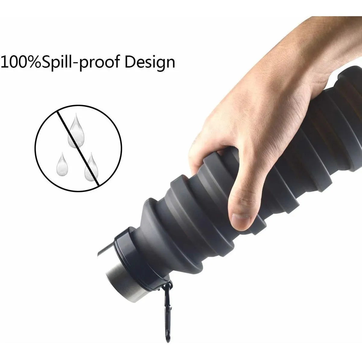 Botella termo silicon