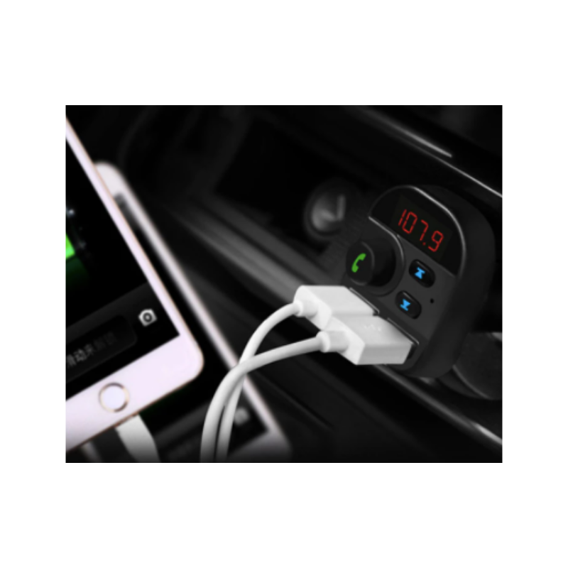 TRANSMISOR, MP3 PARA AUTO, CARGADOR INALAMBRICO MODELO:FMBT-A26