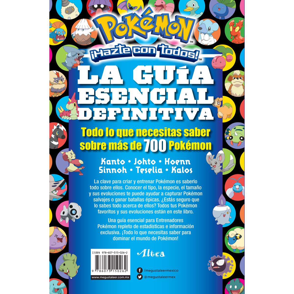 La guia Esencial Definitiva Pokemón con más 700 pokemón - ALTEA