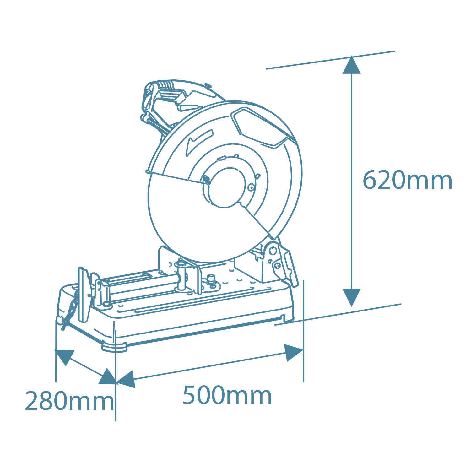 Cortadora Metales M2401g 2000w 