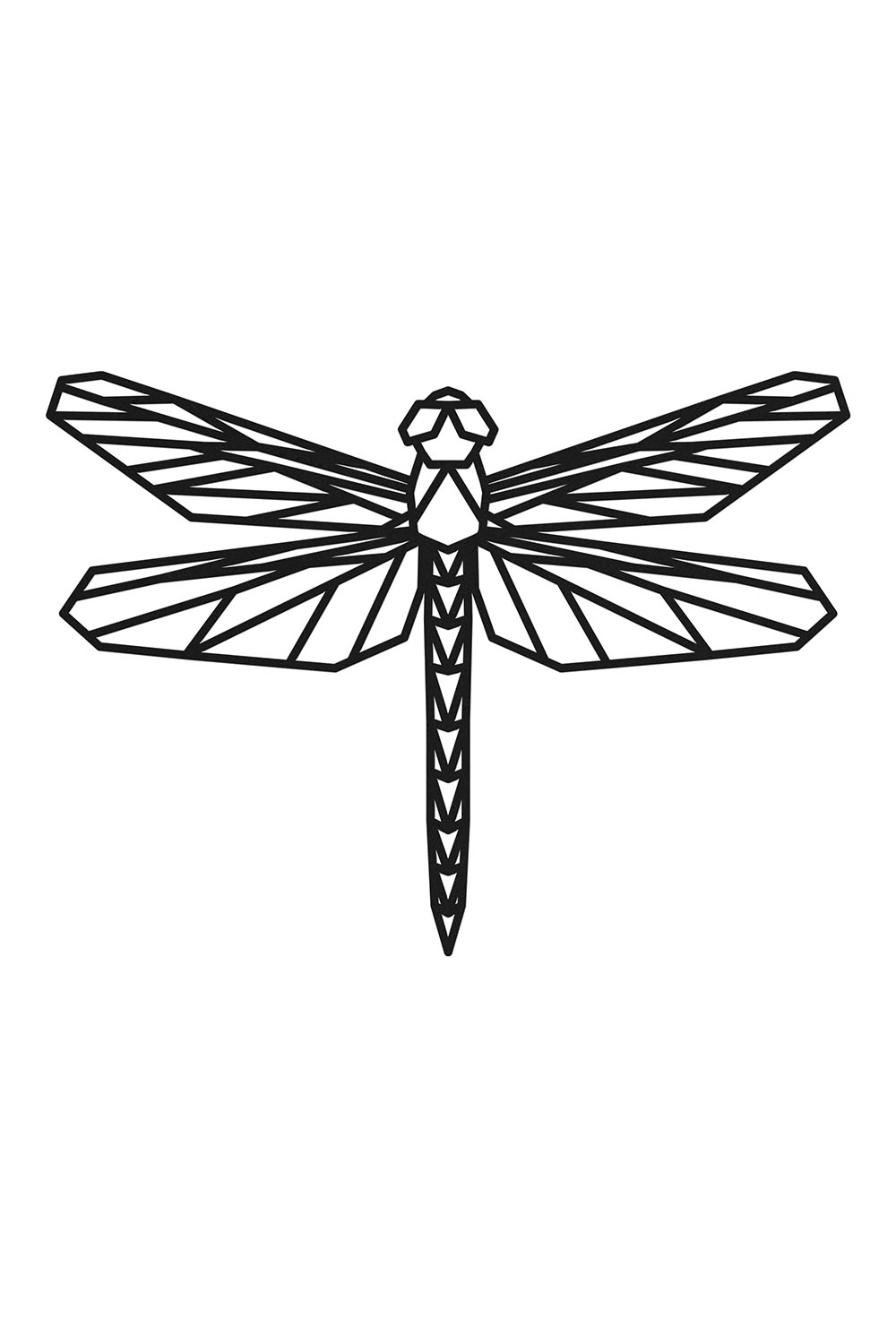 Cuadro 3d Decorativo ANGELOZANO  Adorno De Pared Libélula Artesanal Mdf