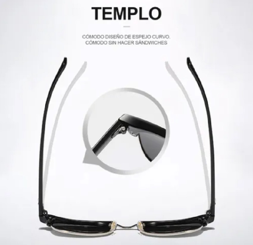 Gafas De Sol Polarizadas Semi Sin Montura Mujeres.