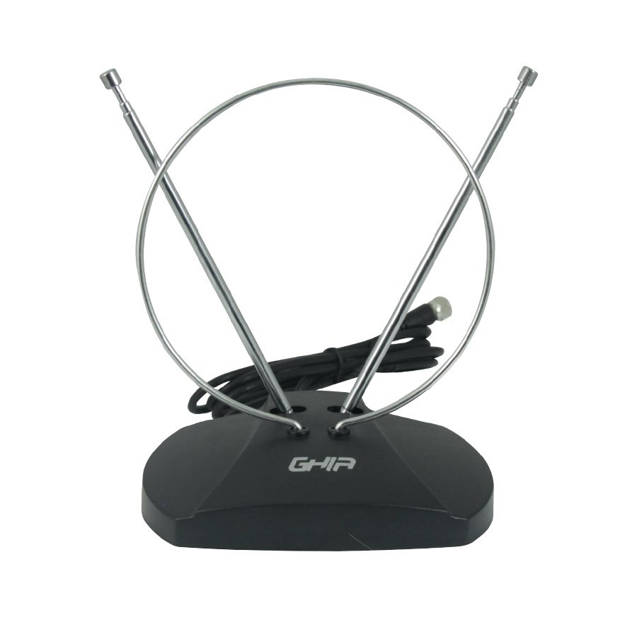 ANTENA TV BASICA PARA INTERIOR GANT-004 TELEVISIÓN ANALÓGICA CABLE SEÑAL DIGITAL