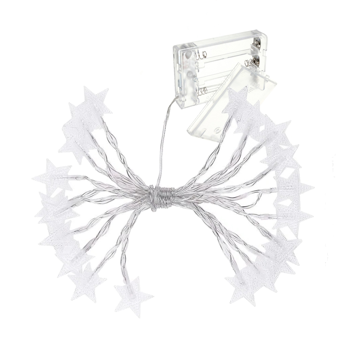 2 Serie Luces Led Estrellas 20 Leds 3m + Pilas