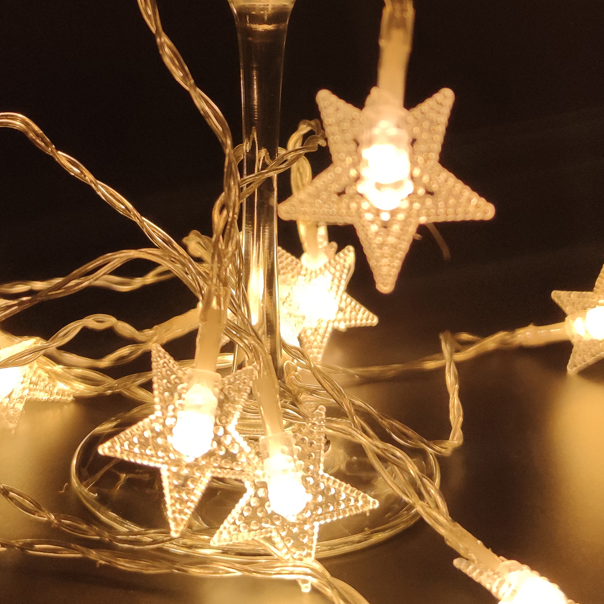 2 Serie Luces Led Estrellas 20 Leds 3m + Pilas