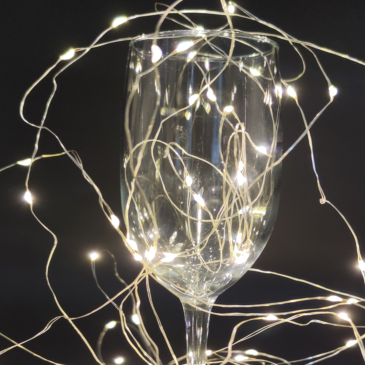 2 Series Tira Arroz 100 Luces Led 10 Metros Hada Alambre Usb Color Blanca o Calida