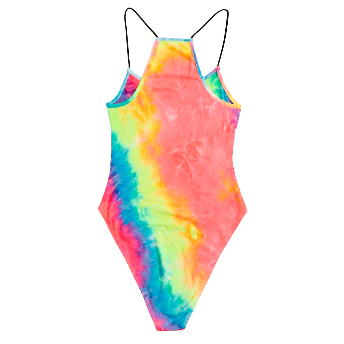 Body Pantiblusa Para Dama De Tirantes De Tie Dye Con Estampado De Letra Talla M