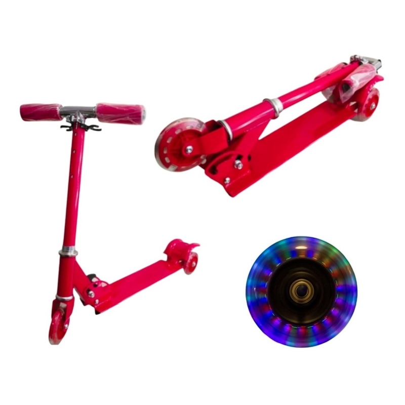 Scooter Patín del Diablo 3 Ruedas con Equipo de Seguridad