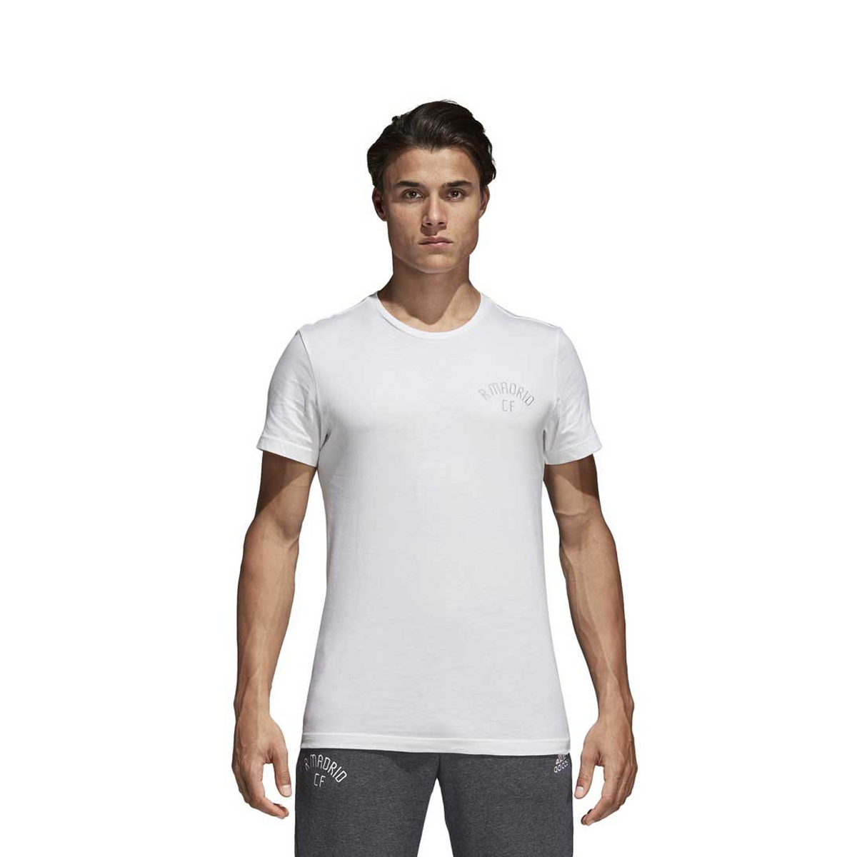 Playera Adidas Hombre Real Madrid SGR Tee Blanco CF0545
